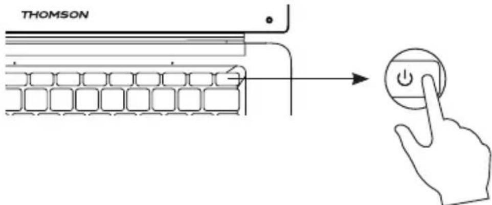 THOMSON NEO 10 - Het apparaat in- of uitschakelen van uw apparaat - 1
