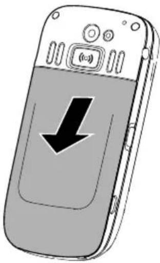 DORO PhoneEasy 745 - Insertion de la carte SIM, de la carte mémoire et de la batterie - 1