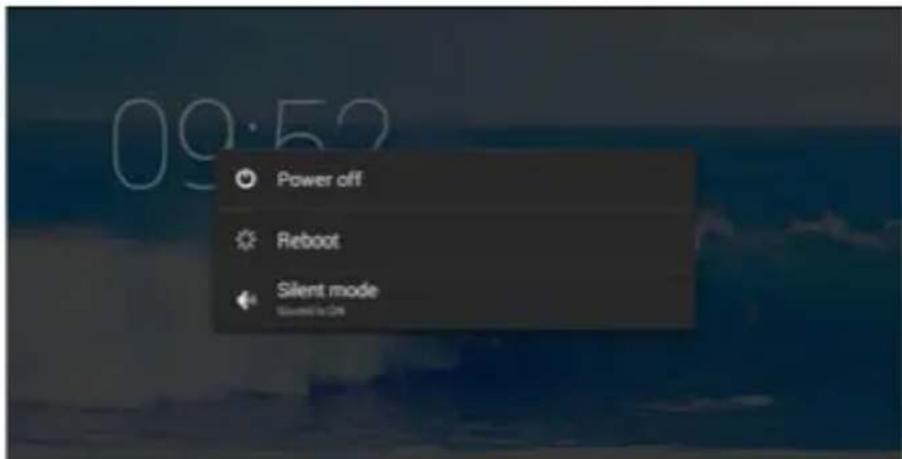 Trevi Mega 13.3 Q - Pour permettre la tablette hors tension: - 1