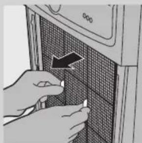 PHILIPS AC4004 - Replacing the filters and resetting the appliance - 2