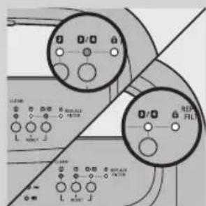 PHILIPS AC4004 - Verrou de remplacement du filtre - 1