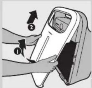 PHILIPS AC4004 - Placing the filters - 1