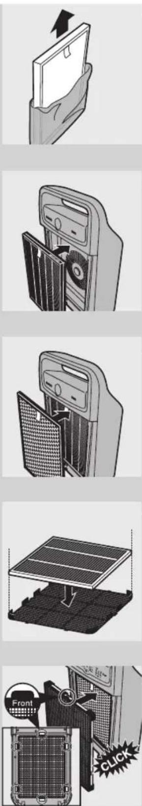 PHILIPS AC4004 - Установка фильтров - 4