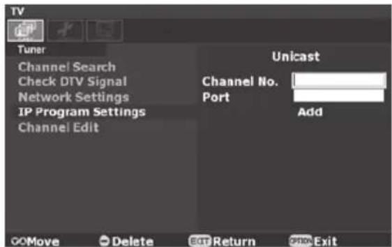 NEC SBL009KV - [IP Program Settings] (Réglages de programme IP) - 1