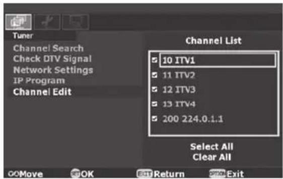 NEC SBL009KV - [Channel Edit] (Kanalbearbeitung) - 1