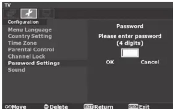 NEC SBL009KV - [Password Setting] (Passworteinstellung) - 1