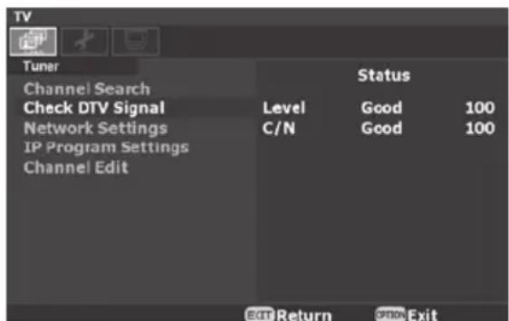 NEC SBL009KV - [Check DTV Signal] (DTV-Signal überprüfen) - 2