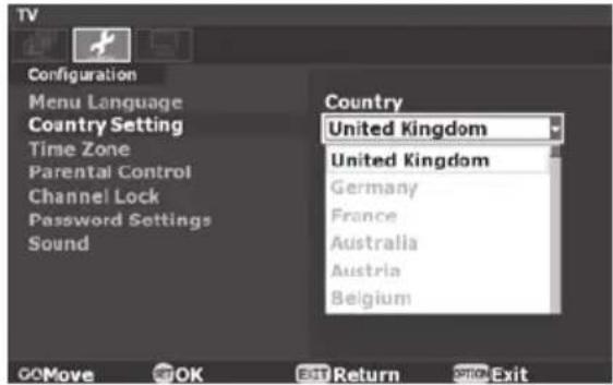 NEC SBL009KV - [Country Setting] (Ländereinstellung) - 2