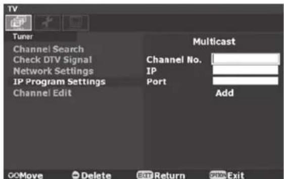 NEC SBL009KV - [IP Program Settings] (Réglages de programme IP) - 2