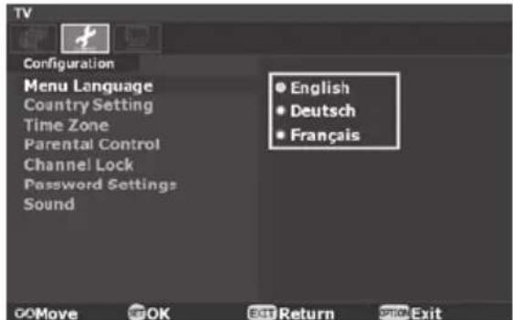 NEC SBL009KV - [Country Setting] (Ländereinstellung) - 1