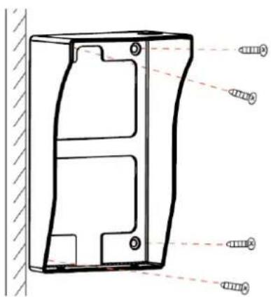 ABUS TVAC80020A - Montage der Türstation - 1