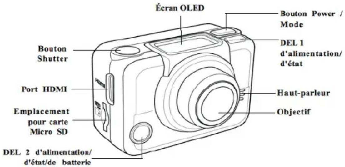 ENERGY SISTEM Sport Cam Pro - vUES DE I'APPAREIL PHOTO - 1