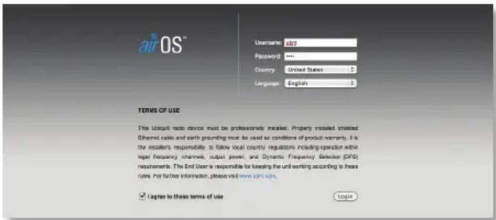 Ubiquiti Networks BM2HP - Accessing airOS - 3
