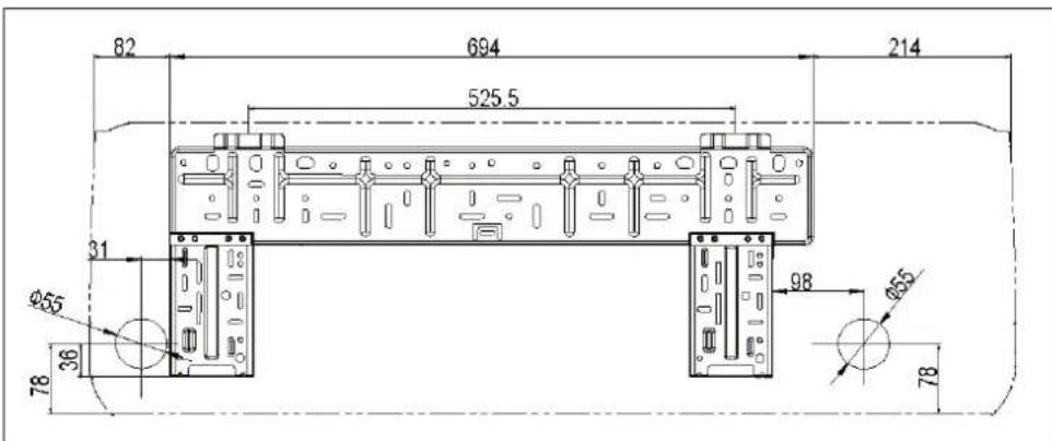 ELECTROLUX EXI22HD1WE - Type de plaque de montage C - 1