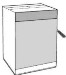 INDESIT IWME 127 - Aplicação do pailé de madeira à porta e inserimento da boa nos moveris: - 1