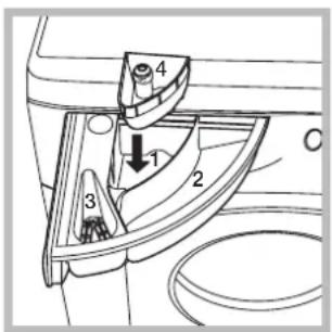 INDESIT IWME 127 - Cassetto dei detersivi - 1