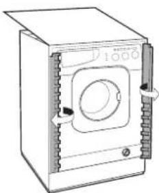 INDESIT IWME 127 - Aplicación del panel de madera en la puerta e introducción de laquina en los muebles: - 3