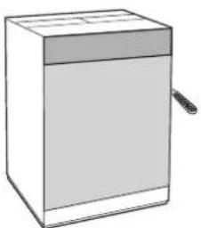 INDESIT IWME 127 - Aplicación del panel de madera en la puerta e introducción de laquina en los muebles: - 1