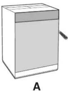 INDESIT IWME 127 - Applicazione del pannello in legno alla porta e inserimento della macchina nei mobili: - 1