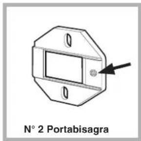 INDESIT IWME 127 - Accesorios montaje puerta (Fig. 1-2-3-4-5). - 1