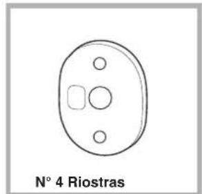 INDESIT IWME 127 - Accesorios montaje puerta (Fig. 1-2-3-4-5). - 5