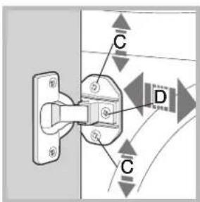 INDESIT IWME 127 - Inserting the machine into the Cabinet. - 2