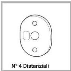INDESIT IWME 127 - Accessori montaggio portina (Fig. 1-2-3-4-5). - 6