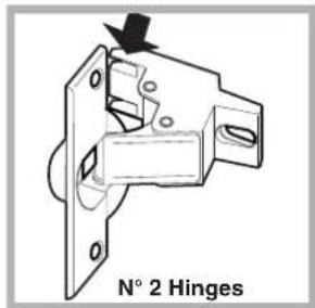 INDESIT IWME 127 - Door Mounting Accessories (Fig. 1-2-3-4-5). - 2