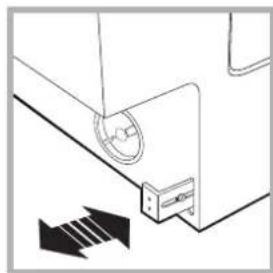 INDESIT IWME 127 - Uso della maschera di foratura. - 2