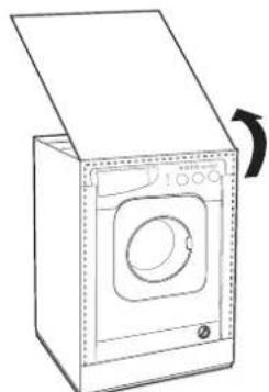 INDESIT IWME 127 - Aplicação do pailé de madeira à porta e inserimento da boa nos moveris: - 2