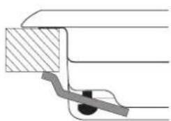 SCHOLTES TV 755 P(MI) GH (EU) - Haken-Befestigungsschema - 1