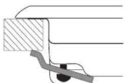 SCHOLTES TV 755 P(MI) GH (EU) - Schema voor de bevestiging van de haken - 1