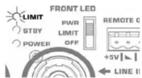 QSC K12 - Rear LIMIT LED - 2