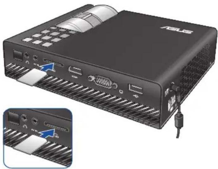 ASUS B1MR - Connectez le projecteur à votre appareil. - 3