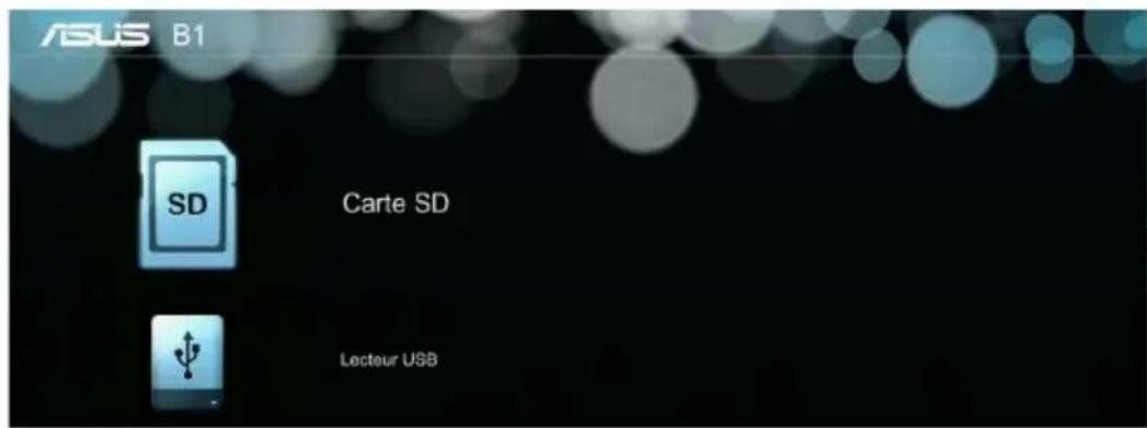 ASUS B1MR - Pour ouvrir un fichier audio : - 1