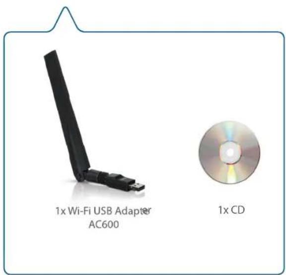 SITECOM AC600 WLA2104 - Package content - 1