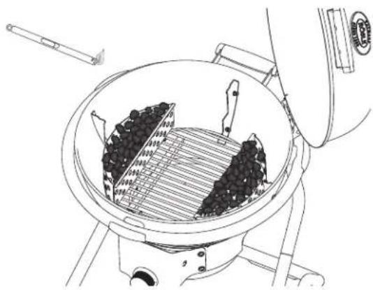 Roesle Sport F50 - Indirect barbecuing method - 2