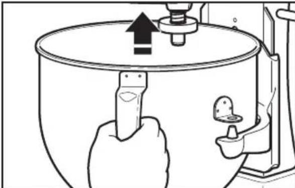 KITCHENAID 5KSM6521XECA - Aftagning af skål og pisker - 4
