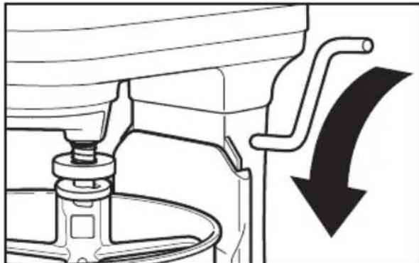 KITCHENAID 5KSM6521XECA - Ta bort skålen och visparna - 2
