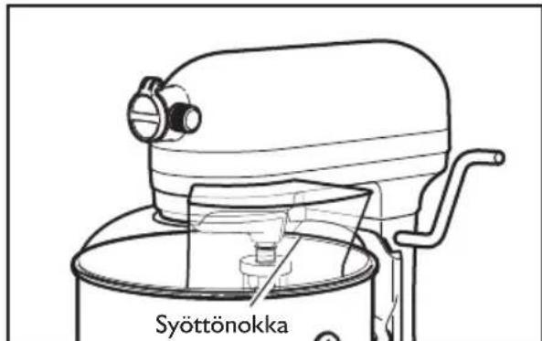 KITCHENAID 5KSM6521XECA - Kulhon ja sekoittimien kiinnittäminen - 5