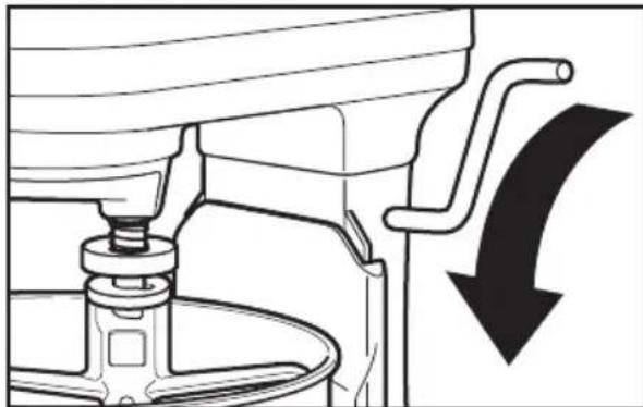 KITCHENAID 5KSM6521XECA - Removing the bowl and beaters - 2