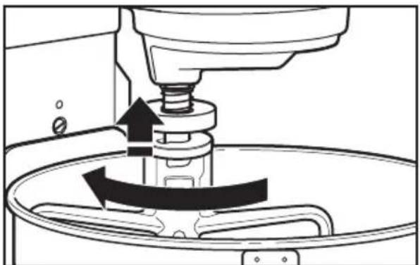 KITCHENAID 5KSM6521XECA - Desmontaje del bol y los batidores - 3