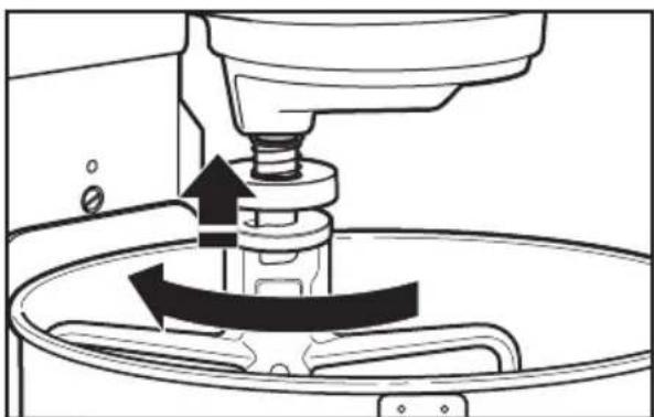 KITCHENAID 5KSM6521XECA - Entfernen von Schüssel und Ruhrbesen - 3
