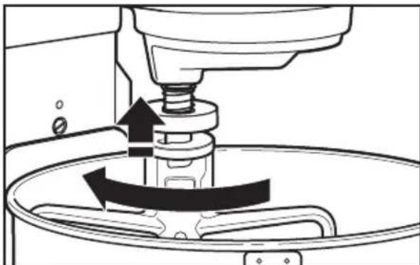 KITCHENAID 5KSM6521XECA - Verwijdering van de kom en(OPhaken - 3