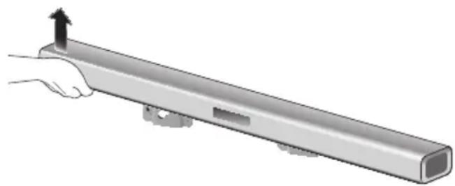SAMSUNG HWJ470 - СВАЛЯНЕ НА SOUNDBAR ОТ СТЕННАТА КОНЗОЛА - 1