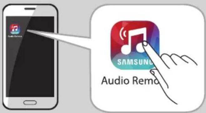SAMSUNG HWJ470 - Starten der Samsung Audio Remote App - 1