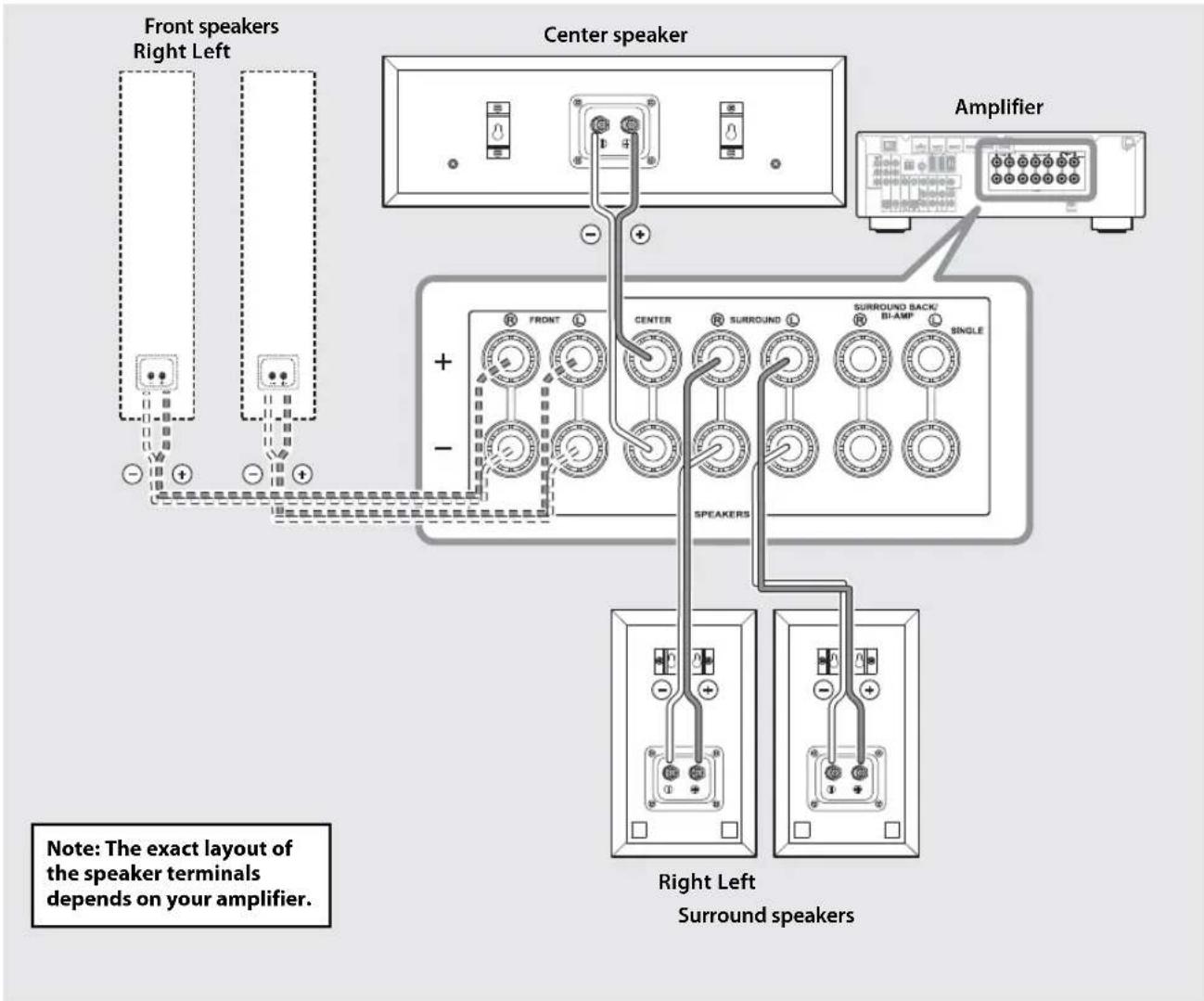 YAMAHA NSP51 - Connection diagram - 1