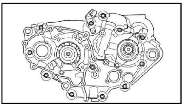 YAMAHA WR400F (1999) - CRANKCASE BEARING - 2
