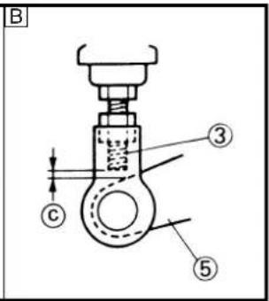 YAMAHA WR400F (1999) - REAR BRAKE ADJUSTMENT/ FRONT BRAKE PAD INSPECTION AND REPLACEMENT - 4