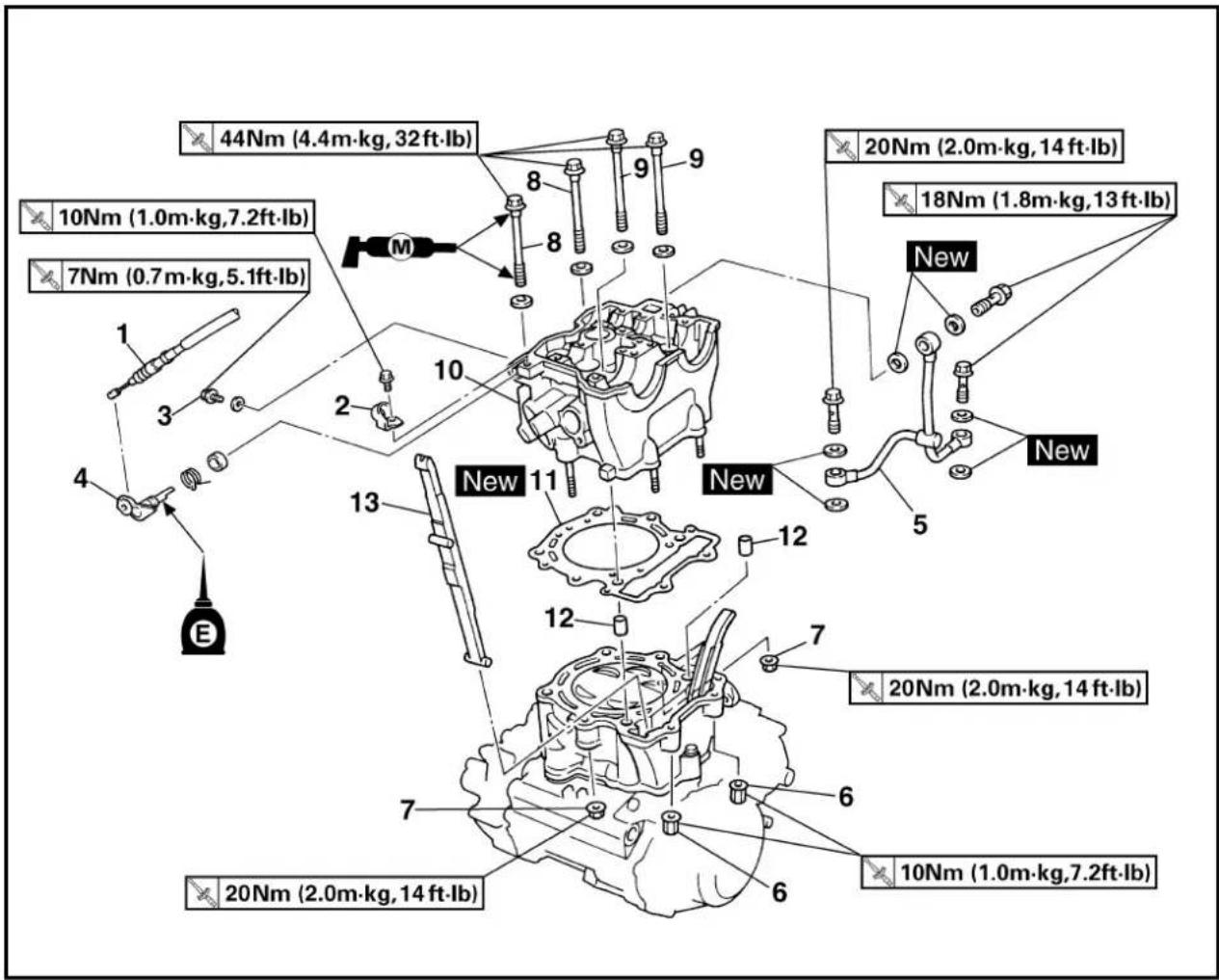 YAMAHA WR400F (1999) - CYLINDER HEAD CYLINDER HEAD - 3